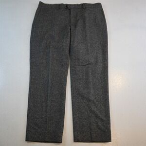 Brax 36x29 Gray Birdseye Wool Felix Slim Dress Mens Pants